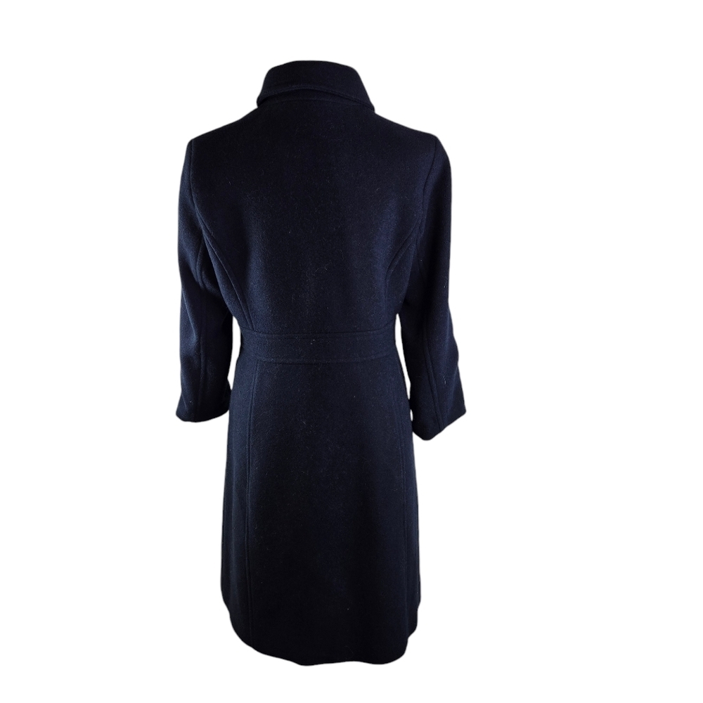 J. CREW Factory Navy Blue Wool Blend Lady Day Coat - Picture 8 of 15